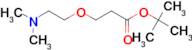 TERT-BUTYL 3-(2-(DIMETHYLAMINO)ETHOXY)PROPANOATE