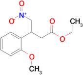 ETHYL 3-(2-METHOXYPHENYL)-4-NITROBUTANOATE