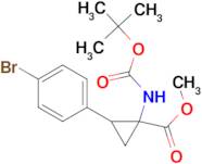 METHYL 2-(4-BROMOPHENYL)-1-(BOC-AMINO)CYCLOPROPANECARBOXYLATE