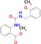 METHYL 2-(3-(2-METHOXYBENZYL)UREIDO)BENZOATE