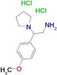 2-(4-METHOXYPHENYL)-2-PYRROLIDINYLETHYLAMINE 2HCL