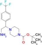 T-BUTYL4-{2-AMINO-1-[4-(TRIFLUOROMETHYL)PHENYL]ETHYL}PIPERAZINE CARBOXYLATE