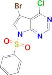 5-BROMO-4-CHLORO-7-(PHENYLSULFONYL)-7H-PYRROLO[2,3-D]PYRIMIDINE