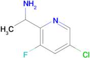 1-(5-CHLORO-3-FLUOROPYRIDIN-2-YL)ETHANAMINE