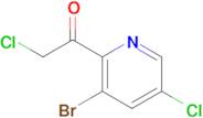 1-(3-BROMO-5-CHLOROPYRIDIN-2-YL)-2-CHLOROETHANONE