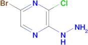 1-(5-BROMO-3-CHLOROPYRAZIN-2-YL)HYDRAZINE