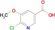 6-Chloro-5-methoxy-3-pyridinecarboxylic acid