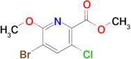 METHYL 5-BROMO-3-CHLORO-6-METHOXYPICOLINATE