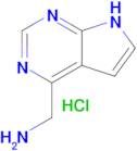 (7H-PYRROLO[2,3-D]PYRIMIDINE-4-YL)METHANAMINE HCL
