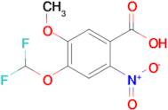 4-DIFLUOROMETHOXY-2-NITRO5-METHOXYBENZOIC ACID