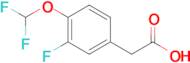 4-Difluoromethoxy-3-fluorophenylacetic acid