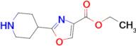 ETHYL 2-(4-PIPERIDINO)-1,3-OXAZOLE-4-CARBOXYLATE