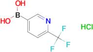 2-TRIFLUOROMETHYLPYRIDIN-5-YLBORONIC ACID HYDROCHLORIDE