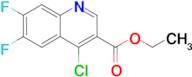 ETHYL 4-CHLORO-6,7-DIFLUOROQUINOLINE-3-CARBOXYLATE