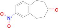 2-Nitro-5,6,8,9-tetrahydro-benzocyclohepten-7-one