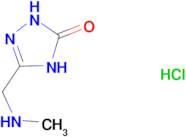 5-[(methylamino)methyl]-2,4-dihydro-3H-1,2,4-triazol-3-one hydrochloride