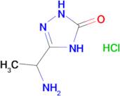 5-(1-aminoethyl)-2,4-dihydro-3H-1,2,4-triazol-3-one hydrochloride