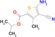 isopropyl 5-amino-4-cyano-3-methylthiophene-2-carboxylate