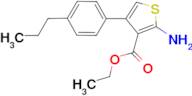 ethyl 2-amino-4-(4-propylphenyl)thiophene-3-carboxylate