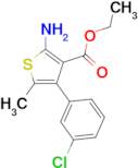 ethyl 2-amino-4-(3-chlorophenyl)-5-methylthiophene-3-carboxylate