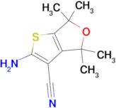 2-amino-4,4,6,6-tetramethyl-4,6-dihydrothieno[2,3-c]furan-3-carbonitrile