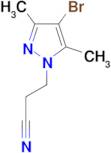 3-(4-bromo-3,5-dimethyl-1H-pyrazol-1-yl)propanenitrile