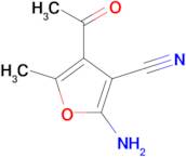 4-acetyl-2-amino-5-methyl-3-furonitrile