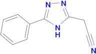 (5-phenyl-4H-1,2,4-triazol-3-yl)acetonitrile