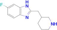 5-fluoro-2-(piperidin-3-ylmethyl)-1H-benzimidazole