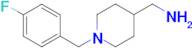 1-[1-(4-fluorobenzyl)piperidin-4-yl]methanamine