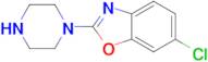 6-chloro-2-piperazin-1-yl-1,3-benzoxazole