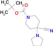 tert-butyl 4-cyano-4-pyrrolidin-1-ylpiperidine-1-carboxylate