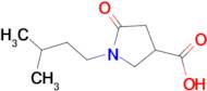 1-(3-methylbutyl)-5-oxopyrrolidine-3-carboxylic acid