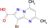 3-bromo-5,7-dimethylpyrazolo[1,5-a]pyrimidine-2-carboxylic acid