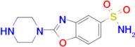 2-piperazin-1-yl-1,3-benzoxazole-5-sulfonamide