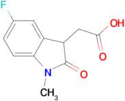 (5-fluoro-1-methyl-2-oxo-2,3-dihydro-1H-indol-3-yl)acetic acid