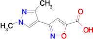 3-(1,3-dimethyl-1H-pyrazol-4-yl)isoxazole-5-carboxylic acid