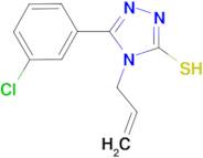 4-allyl-5-(3-chlorophenyl)-4H-1,2,4-triazole-3-thiol