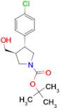 tert-butyl (3R,4S)-3-(4-chlorophenyl)-4-(hydroxymethyl)pyrrolidine-1-carboxylate