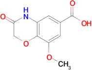 8-methoxy-3-oxo-3,4-dihydro-2H-1,4-benzoxazine-6-carboxylic acid