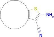 2-amino-4,5,6,7,8,9,10,11,12,13-decahydrocyclododeca[b]thiophene-3-carbonitrile