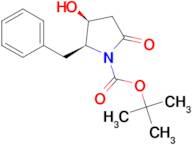 tert-butyl (2S,3S)-2-benzyl-3-hydroxy-5-oxopyrrolidine-1-carboxylate