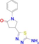 4-(5-amino-1,3,4-thiadiazol-2-yl)-1-phenylpyrrolidin-2-one