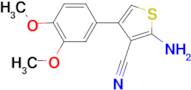 2-amino-4-(3,4-dimethoxyphenyl)thiophene-3-carbonitrile