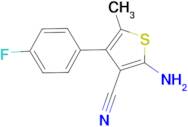 2-amino-4-(4-fluorophenyl)-5-methylthiophene-3-carbonitrile