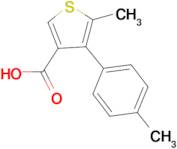 5-methyl-4-(4-methylphenyl)thiophene-3-carboxylic acid