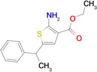 ethyl 2-amino-5-(1-phenylethyl)thiophene-3-carboxylate