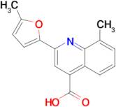 8-methyl-2-(5-methyl-2-furyl)quinoline-4-carboxylic acid