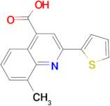 8-methyl-2-(2-thienyl)quinoline-4-carboxylic acid