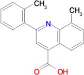 8-methyl-2-(2-methylphenyl)quinoline-4-carboxylic acid